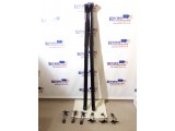 BLACK CARBON STEEL 3" SIDE STEP NERF BAR RUNNING BOARD